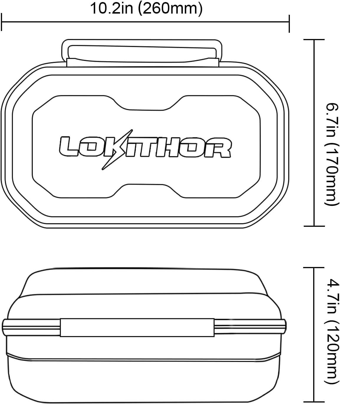 EVA Protection Case for LOKITHOR LO-J1500 and LO-J402 Jump Starters