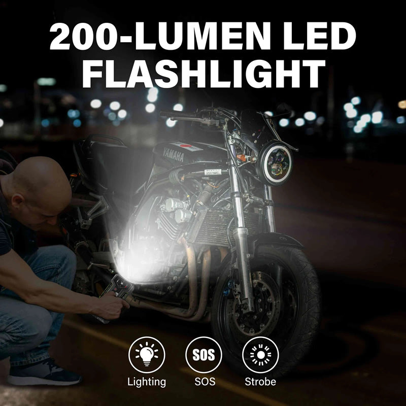 LOKITHOR "Joey" 3-in-1 Multifunction Rescue Jump Starter Pack 1350A @ 12v + LED Torch + USB Power Bank - LiFePO4 Tech - J1350PRO