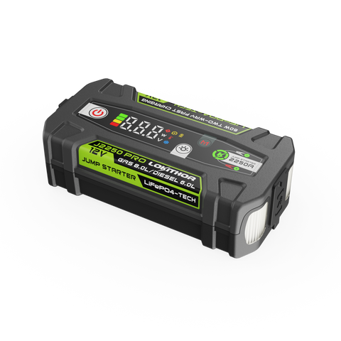 LOKITHOR 12V 2250A Jump Starter, Flashlight & Power Bank