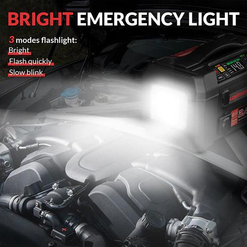 LOKITHOR 12V 2500A Jump Starter & Water pump & Air Inflator, Flashlight & Power Bank