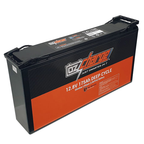 12V 175Ah Lithium LifePO4 Deep Cycle Battery Slimline