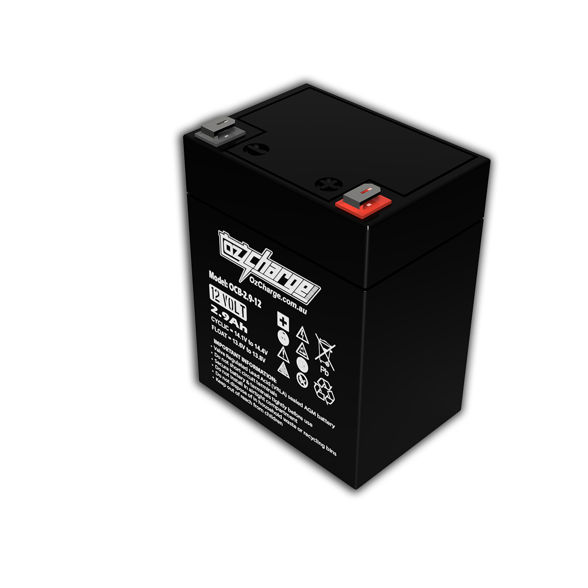 12V 2.9Ah AGM Deep-Cycle Battery