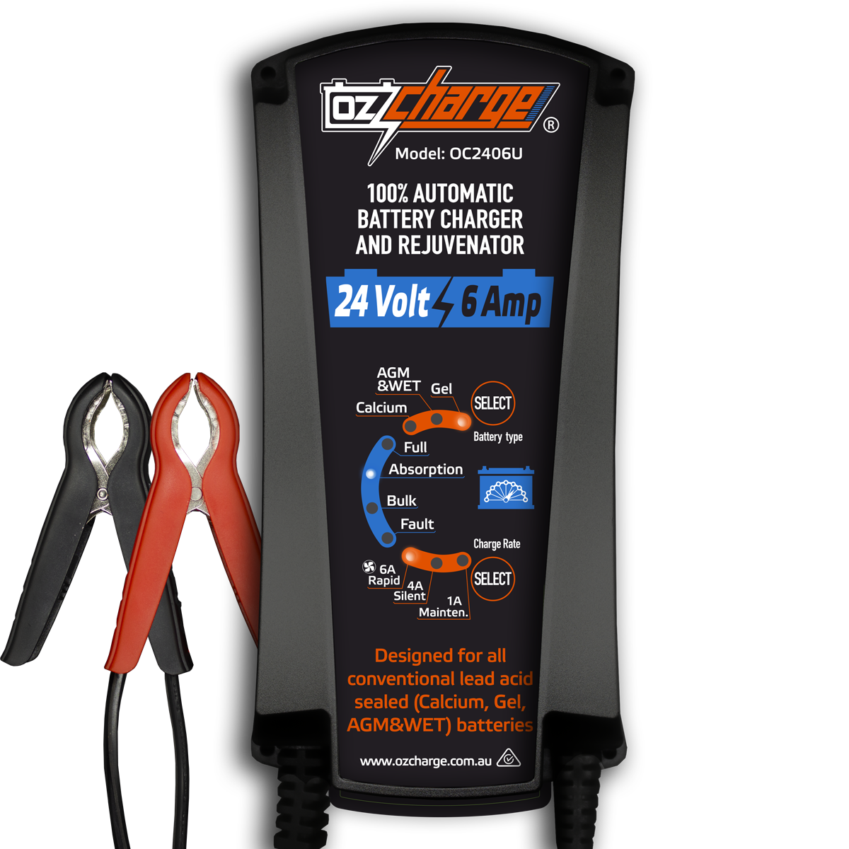 24V 6A Battery Charger and Maintainer