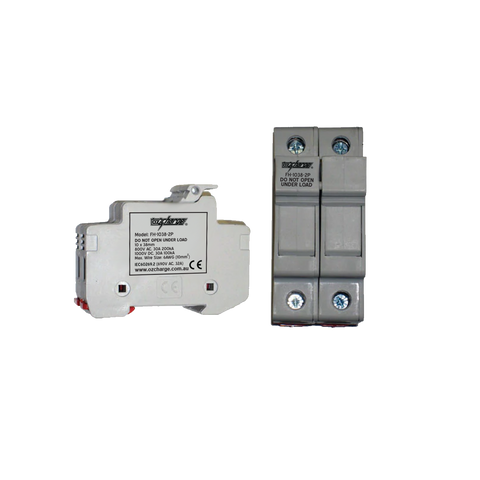 2 Pole 10 x 38 Fuse Holder