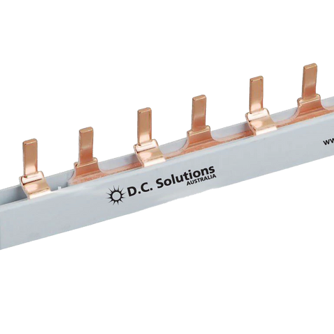 2 Phase Busbar 63A 1.0 Metre Long