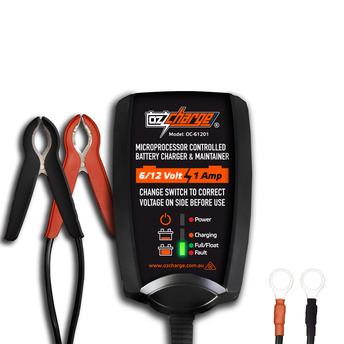 6/12V 1A Battery Charger and Maintainer