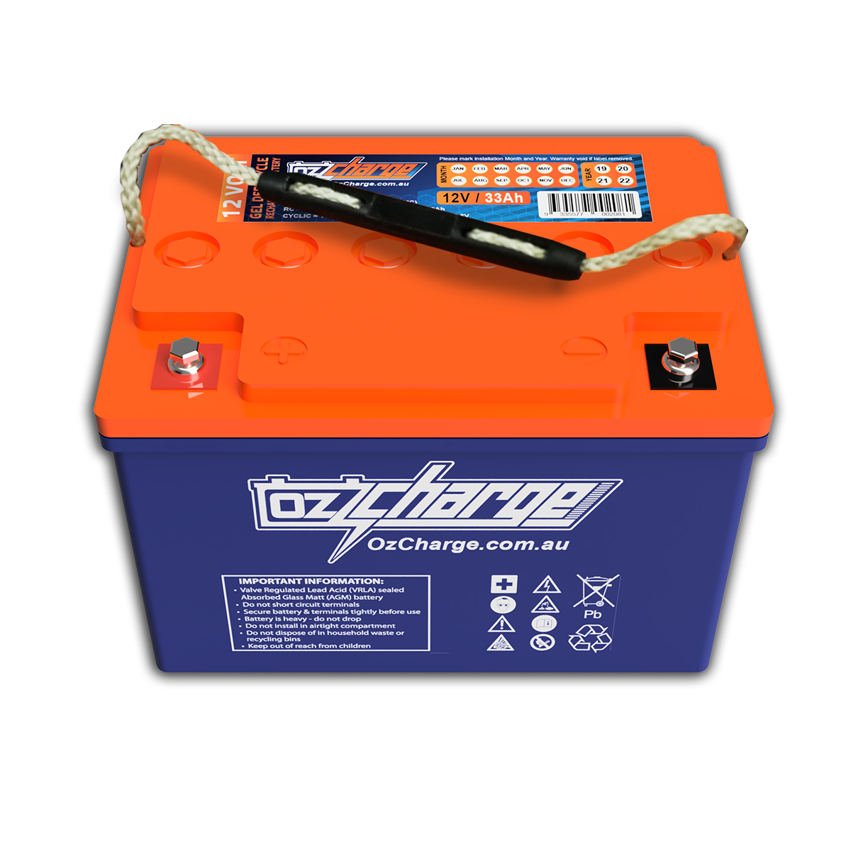 12V 33Ah GEL Deep-Cycle Battery