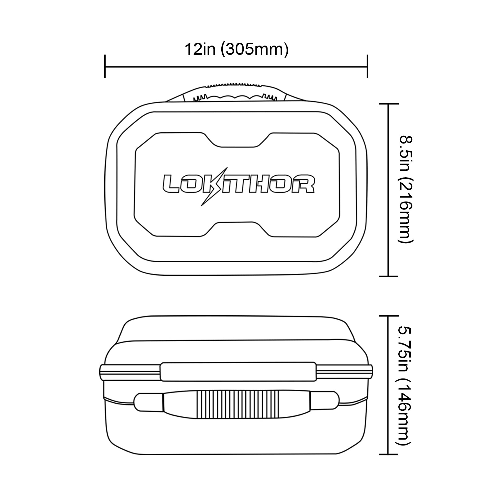 EVA Protection Case for LOKITHOR LO-JA301 Jump Starter