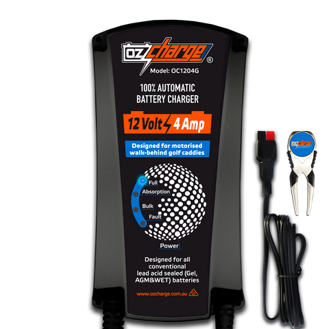 12V 4A Golf Buggy Battery Charger and Maintainer