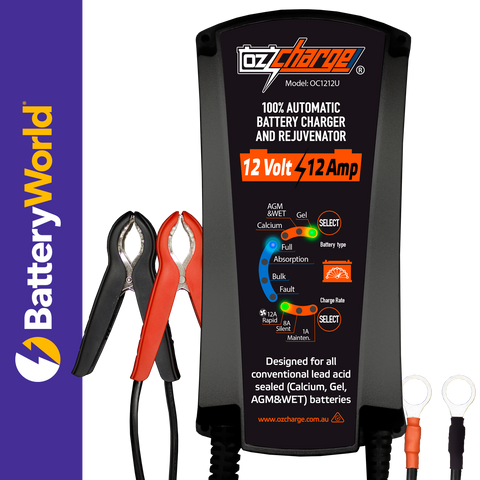 12V 12A Battery Charger and Maintainer