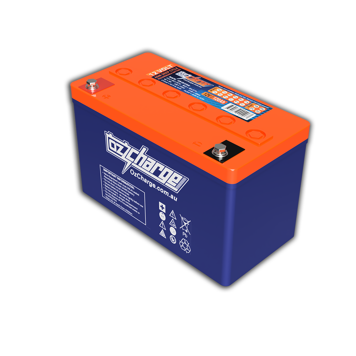 12V Beast Battery Box + 120Ah AGM Battery Combo