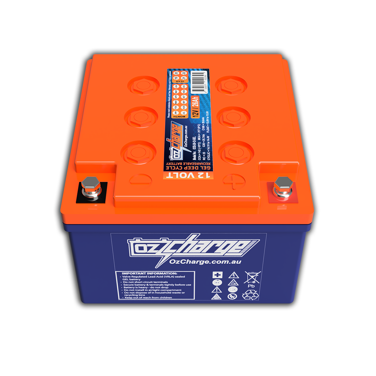 12V 26Ah GEL Deep-Cycle Battery