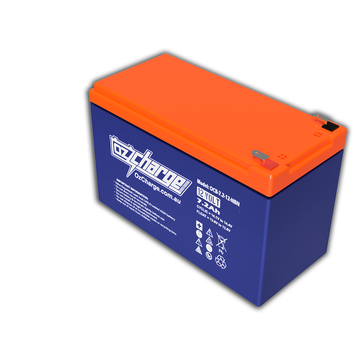 NBN Replacement Battery 12V 7.2AaH