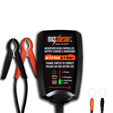 6/12V 1A Battery Charger and Maintainer
