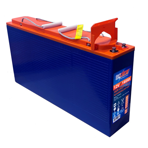 12V 160Ah AGM Slim Front Access Deep-Cycle Battery