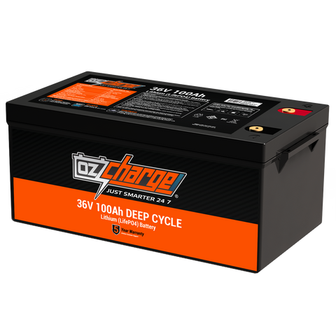 36V 100Ah Lithium LifePO4 Deep Cycle Battery