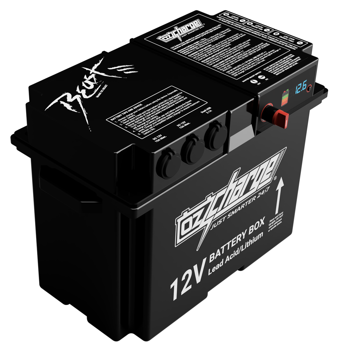 12V Beast Battery Box + 120Ah AGM Battery Combo